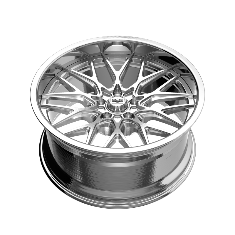 Picture of Ridler 681 22x9 / 5x127 BP / 0mm Offset / 83.82mm Hub Brushed w/ Polished Lip Wheel