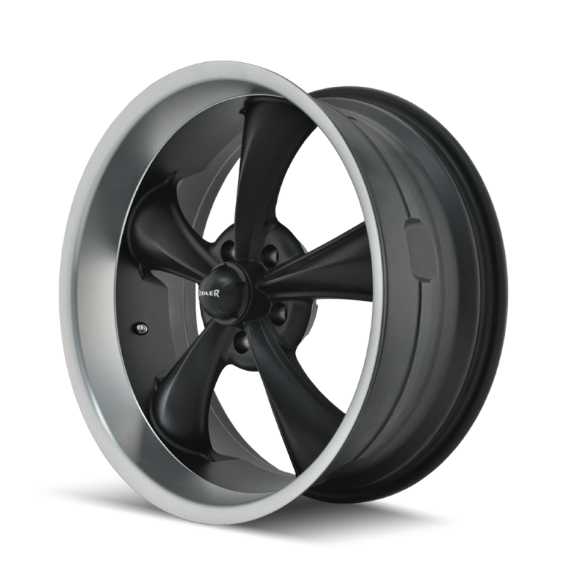 Picture of Ridler 695 18x8 / 5x127 BP / 0mm Offset / 83.82mm Hub Matte Black Machined Wheel