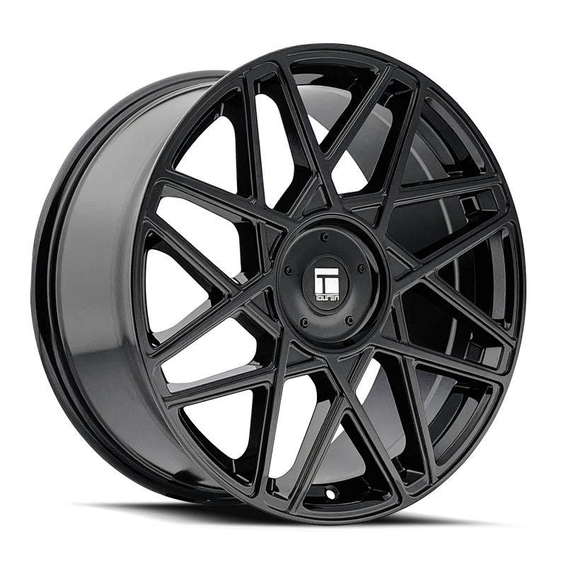 Picture of Touren 3266 TR66 18x8 / 5x112/120 BP / 35mm Offset / 74.1mm Hub Gloss Black Wheel