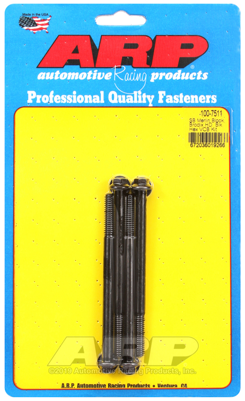 Picture of ARP Merlin block, Brodix head SB hex valve cover bolt kit