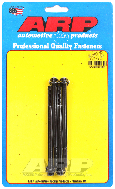 Picture of ARP Merlin block, Brodix head SB 12pt valve cover bolt kit