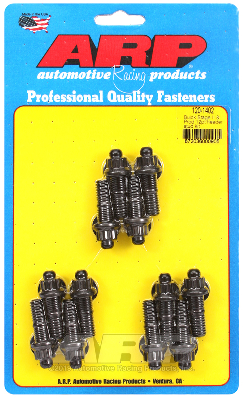 Picture of ARP Buick Stage II & Prod 12pt header stud kit