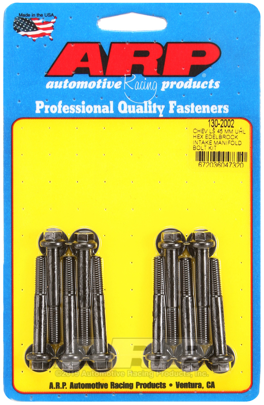 Picture of ARP Chevy LS 45mm UHL hex Edelbrock intake manifold bolt kit