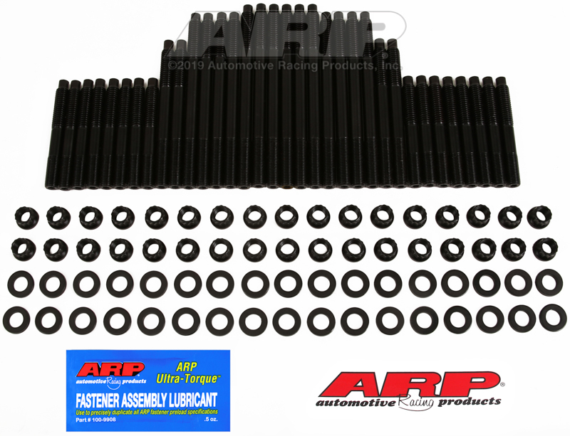 Picture of ARP SBC w/Brodix,Rodeck alum block, 12/18A Brodix head 7/16 studs Head Stud Kit