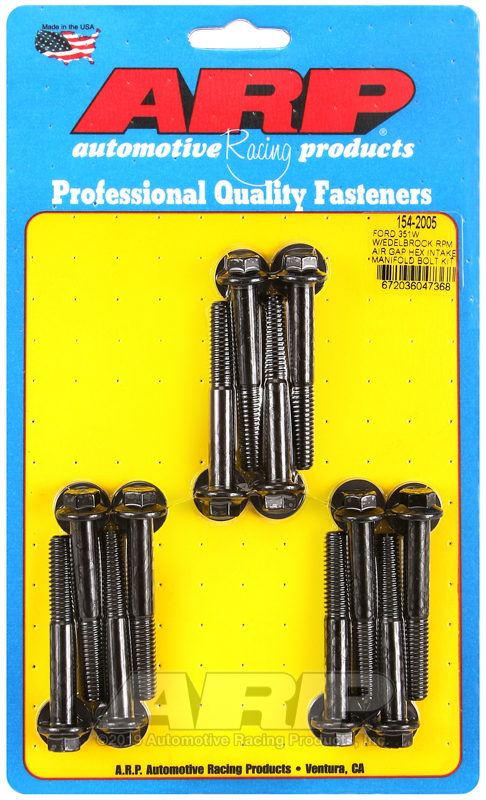 Picture of ARP Ford 351W w/Edelbrock RPM air gap hex intake manifold bolt kit