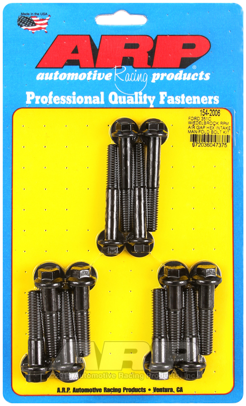 Picture of ARP Ford 351C w/Edelbrock RPM air gap hex intake manifold bolt kit