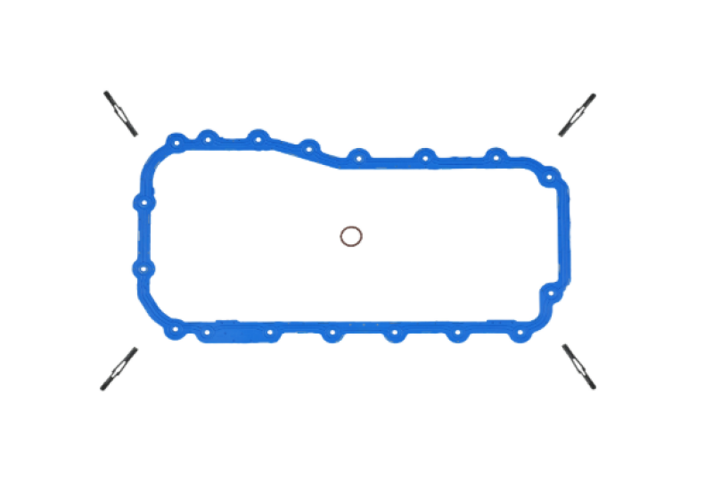 Picture of Fel-Pro 07-11 Wrangler Engine Oil Pan Gasket Set - PermaDry Molded Rubber Oil Pan SnapUps Included