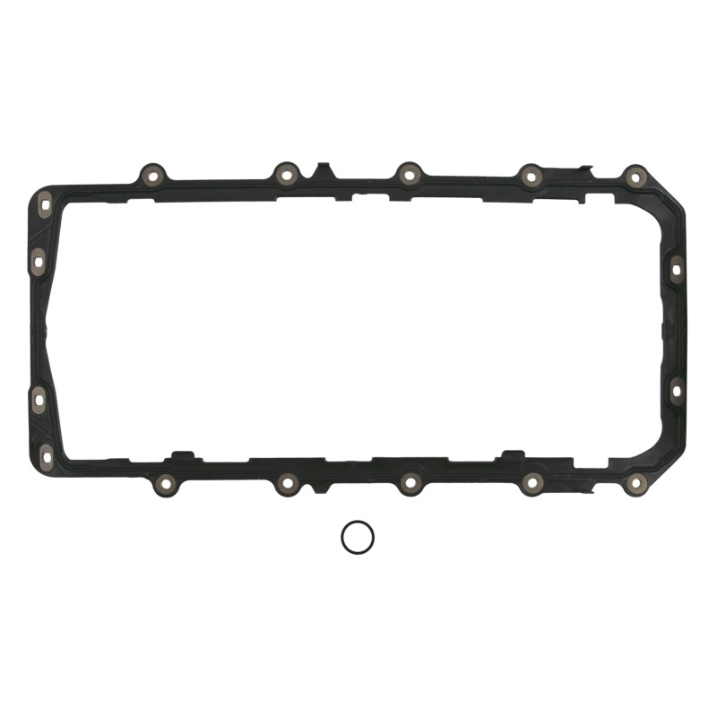 Picture of Fel-Pro 1897 Engine Oil Pan Gasket Set Molded Rubber with rigid carrier and compression limiters