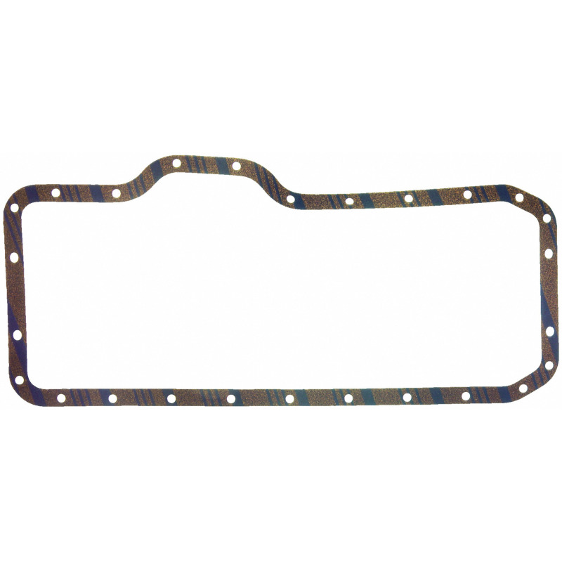 Picture of Fel-Pro Toyota Supra OS 34405 Engine Oil Pan Gasket Set Blue Stripe cork-rubber