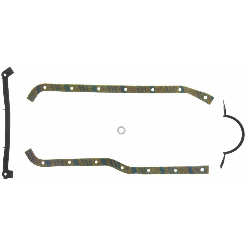 Picture of Fel-Pro 17950 Engine Oil Pan Gasket Set 18 Bolt Hole Multi Piece Gasket
