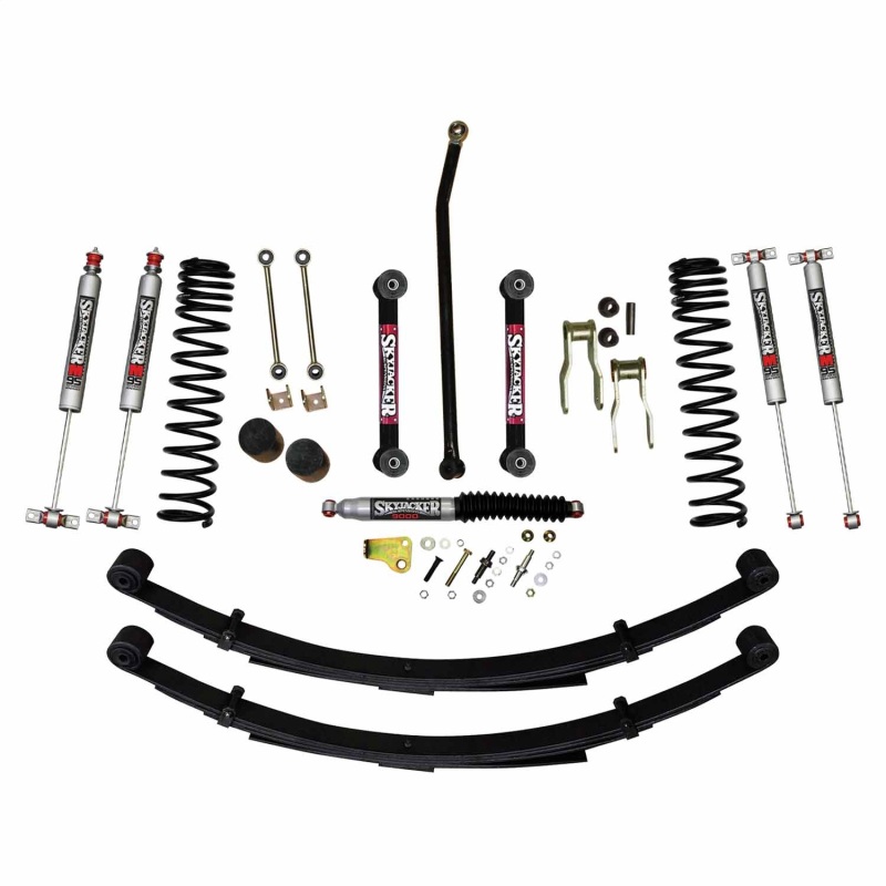 Picture of Skyjacker Jeep XJ 4.5in Front  Long Trvl Susp Lift Sys w/ Rear Leaf Springs & M95 Monotube Shocks