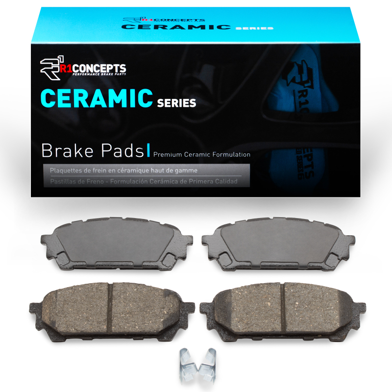 Picture of R1 03-08 Subaru Impreza Rear Ceramic Brake Pads