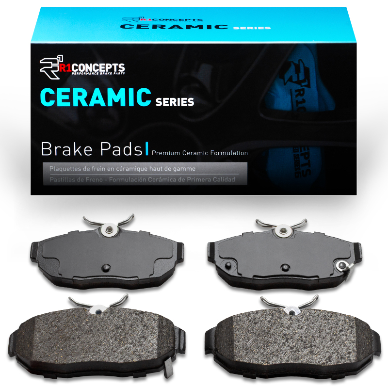 Picture of R1 12-14 Ford Mustang Rear Ceramic Brake Pads