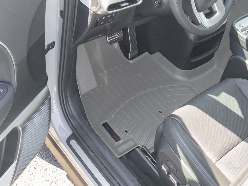 Picture of WeatherTech 2026 Hyundai Ioniq 9 1st Row Front FloorLiner-Over The Hump - Grey