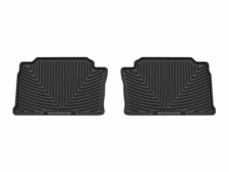 Picture of WeatherTech 24-26 Toyota Tacoma 2nd Row Rear All-Weather Floor Mats - Black