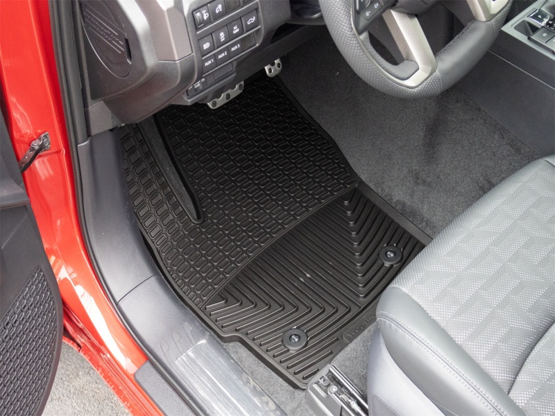 Picture of WeatherTech 24-26 Toyota Tacoma 1st Row Front All-Weather Floor Mats - Black