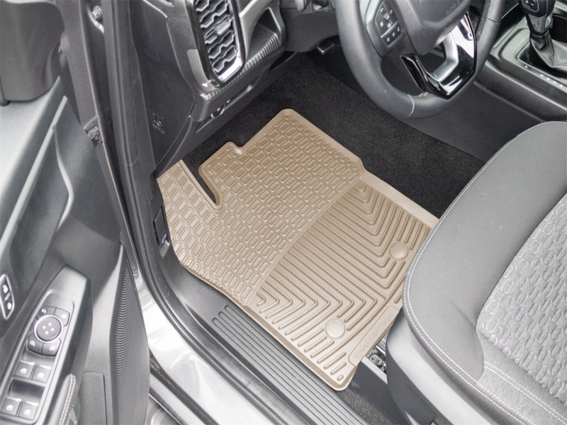 Picture of WeatherTech 24-25 Ford Ranger 1st Row Front All-Weather Floor Mats - Tan