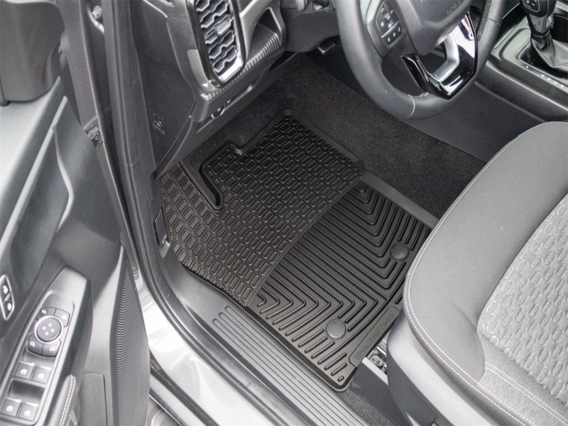 Picture of WeatherTech 24-25 Ford Ranger 1st Row Front All-Weather Floor Mats - Black