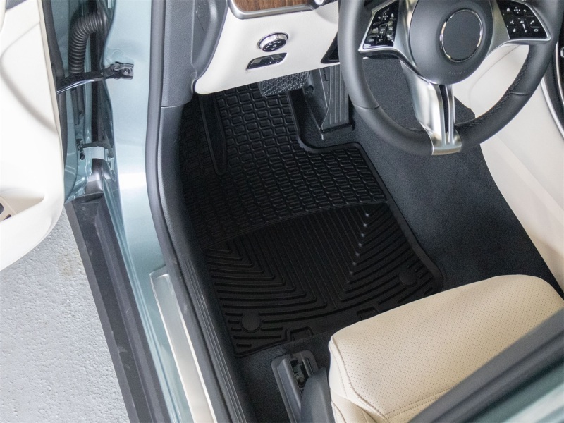 Picture of WeatherTech 24-26 Mercedes-Benz AMG GLC 43 Coupe 1st Row Front All-Weather Floor Mats 2pc - Black