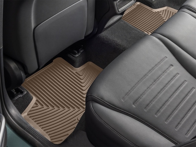 Picture of WeatherTech 24-26 Mercedes-Benz AMG GLC 43 Coupe 2nd Row Rear All-Weather Floor Mats - Tan