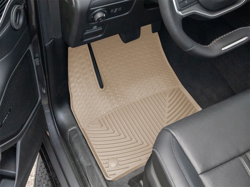 Picture of WeatherTech 22-26 Jeep Grand Wagoneer 1st Row Front All-Weather Floor Mats - Tan