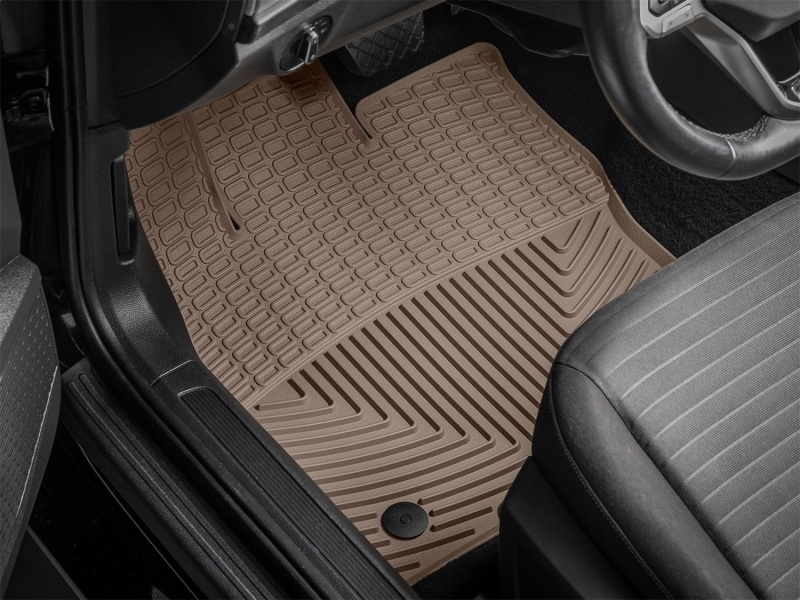 Picture of WeatherTech 19-25 Volkswagen Jetta 1st Row Front All-Weather Floor Mats - Tan