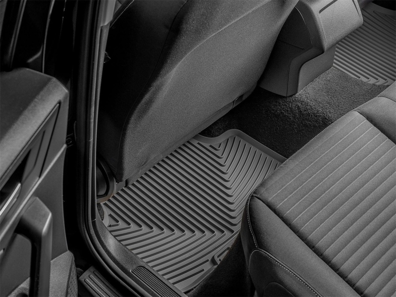 Picture of WeatherTech 19-25 Volkswagen Jetta 2nd Row Rear All-Weather Floor Mats - Grey