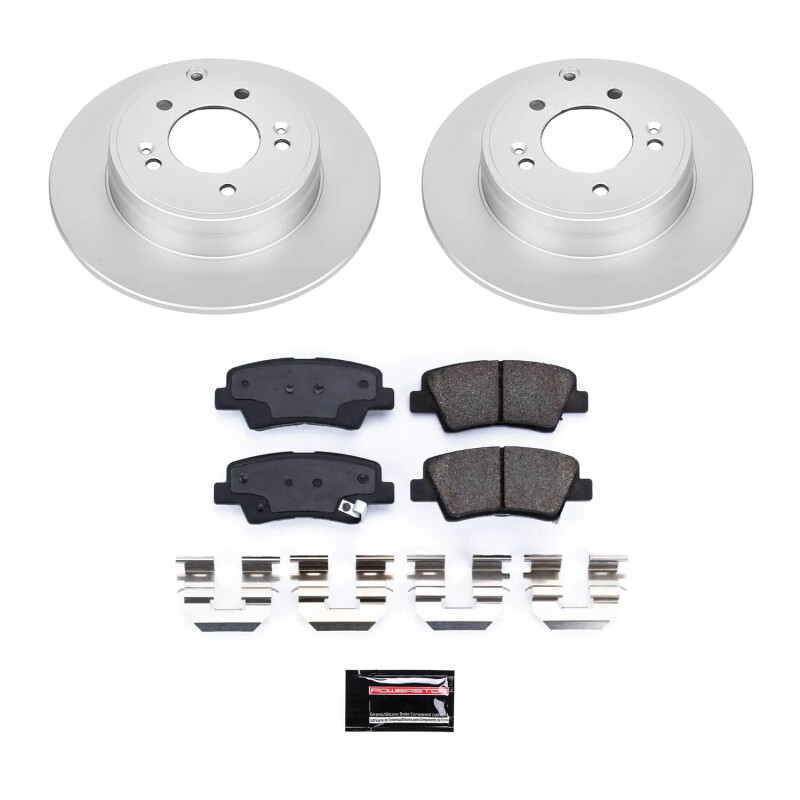 Picture of Power Stop 09-10 Hyundai Sonata Rear Z17 Coated Brake Kit