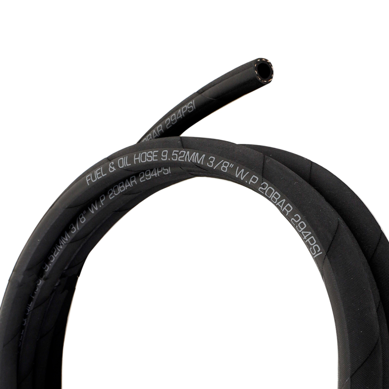Picture of Mishimoto Push Lock Hose, Black, -6AN, 120in Length