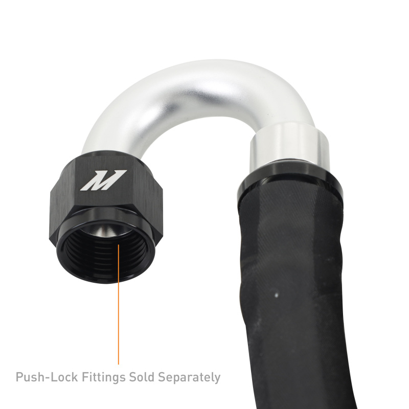 Picture of Mishimoto Push Lock Hose, Black, -10AN, 240in Length