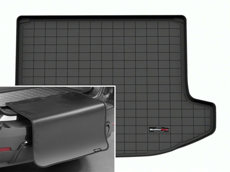 Picture of WeatherTech WT Cargo Liners-Black Floor Mats - 401718SK