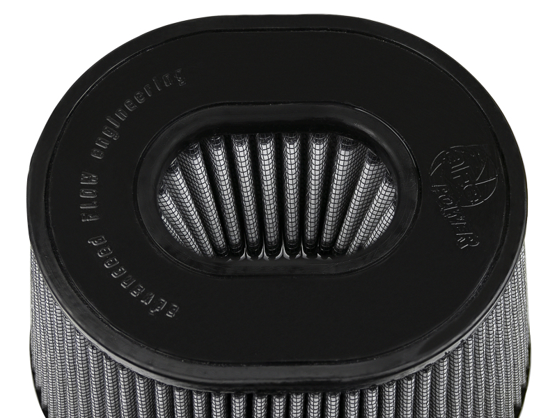 Picture of aFe MagnumFLOW Pro DRY S Air Filter 5F x (9 x 7-1/2)B SO x (6-3/4 x 5-1/2)T (INV) x 7H in
