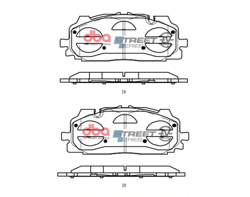 Picture of DBA Street Series Brake Pads - DB15030SSEV