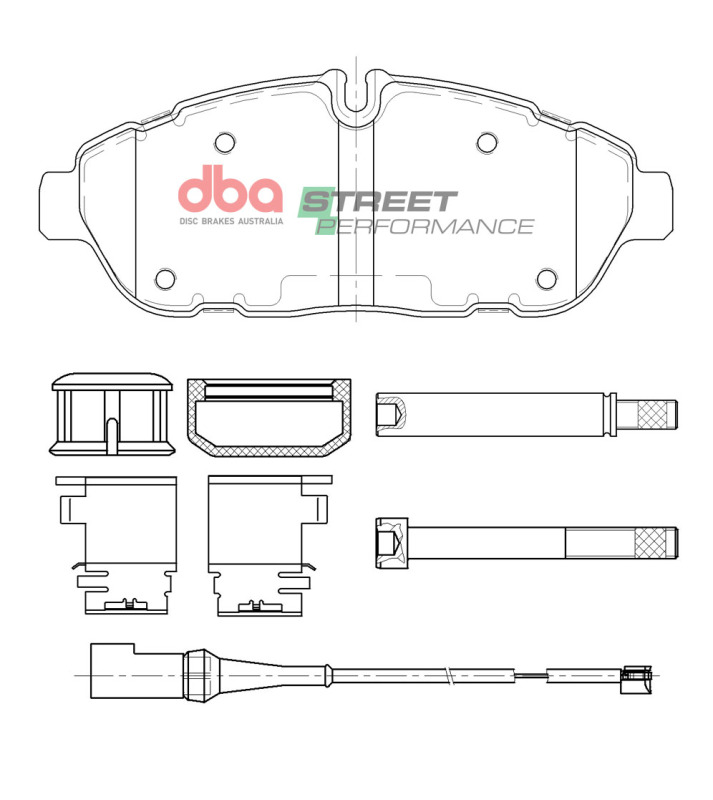 Picture of DBA SP Performance Brake Pads - DB15112SP