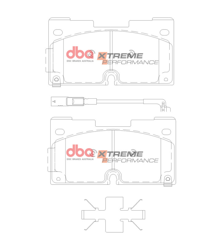 Picture of DBA XP Performance Brake Pads - DB15145XP