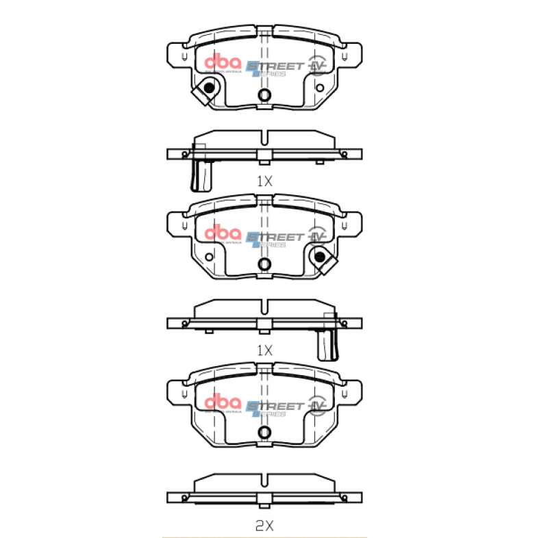 Picture of DBA Street Series Brake Pads - DB1786SSEV