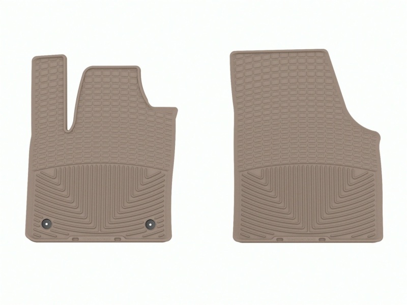Picture of WeatherTech 18-24 Volkswagen Atlas (Incl. 20-24 Cross Sport) Front Rubber Mats - Tan