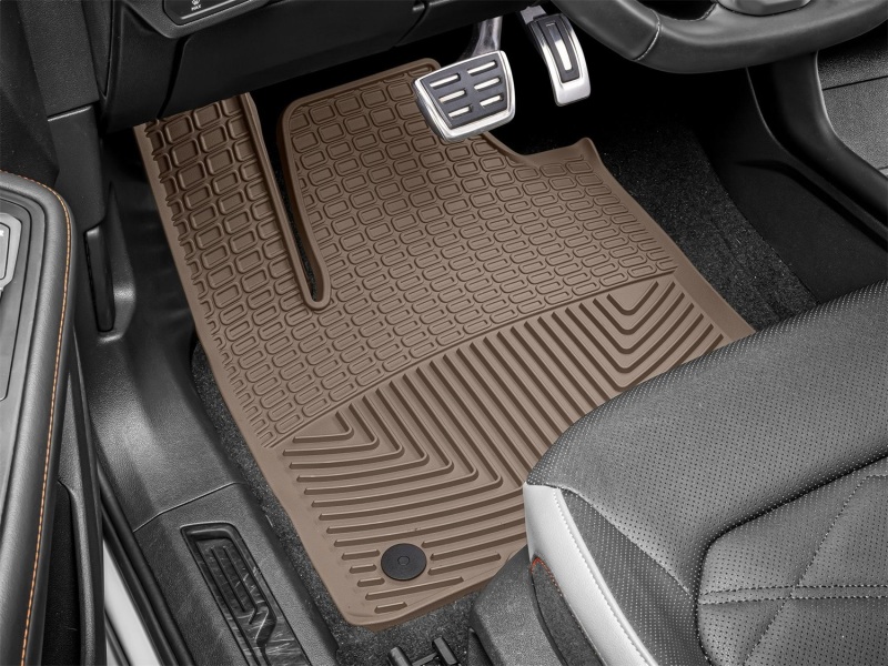 Picture of WeatherTech 18-24 Volkswagen Atlas (Incl. 20-24 Cross Sport) Front Rubber Mats - Tan