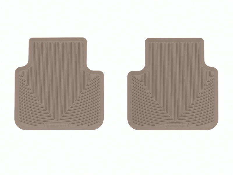 Picture of WeatherTech 18-24 Volkswagen Atlas (Incl. 20-24 Cross Sport) Rear Rubber Mats - Tan