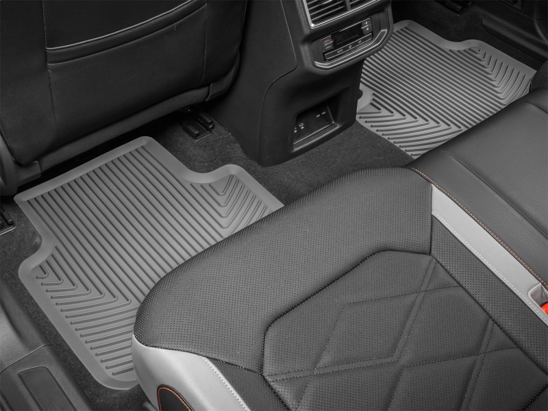 Picture of WeatherTech 18-24 Volkswagen Atlas (Incl. 20-24 Cross Sport) Rear Rubber Mats - Grey