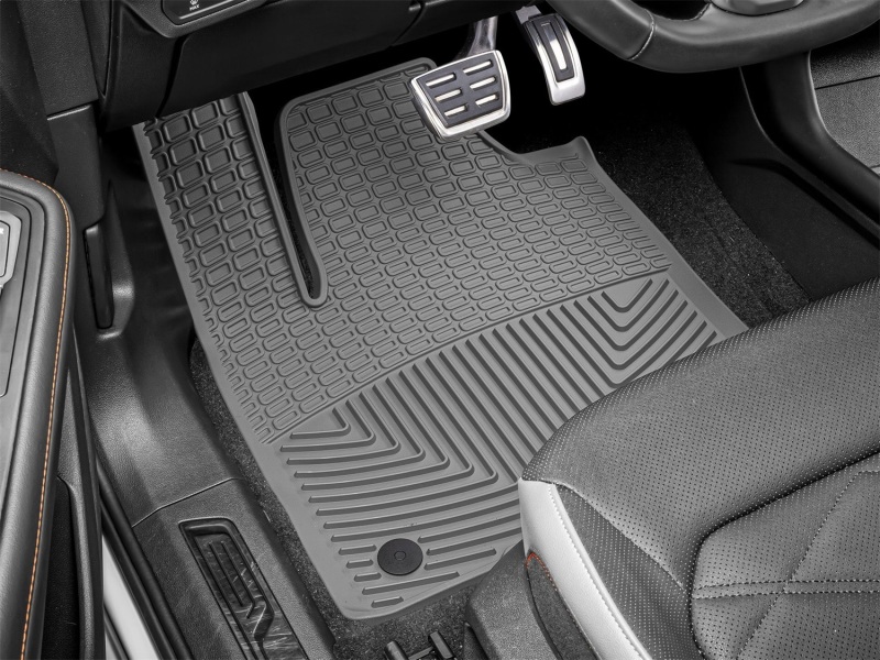 Picture of WeatherTech 18-24 Volkswagen Atlas (Incl. 20-24 Cross Sport) Front Rubber Mats - Grey