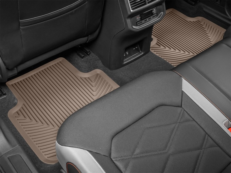 Picture of WeatherTech 18-24 Volkswagen Atlas (Incl. 20-24 Cross Sport) Rear Rubber Mats - Tan