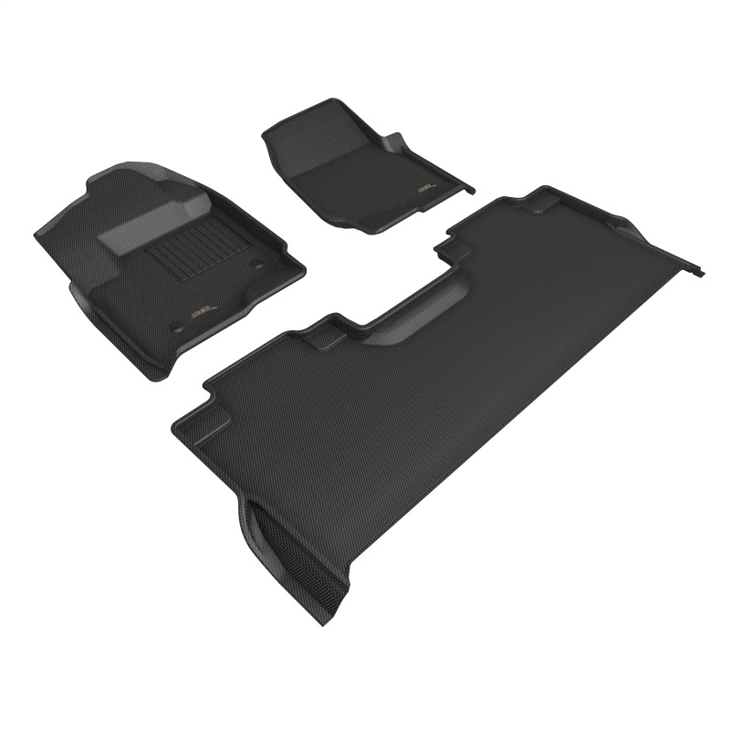 Picture of 3D MAXpider 22-24 Ford F-150 Super Crew Bench Seat Kagu Black R1 R2
