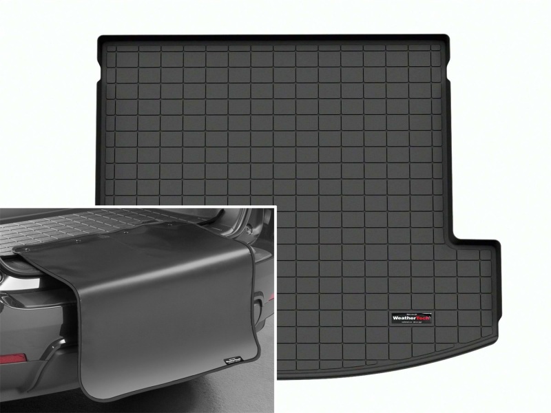 Picture of WeatherTech 2024 Hyundai Santa Fe Cargo Liner w/Bumper Protector - Black