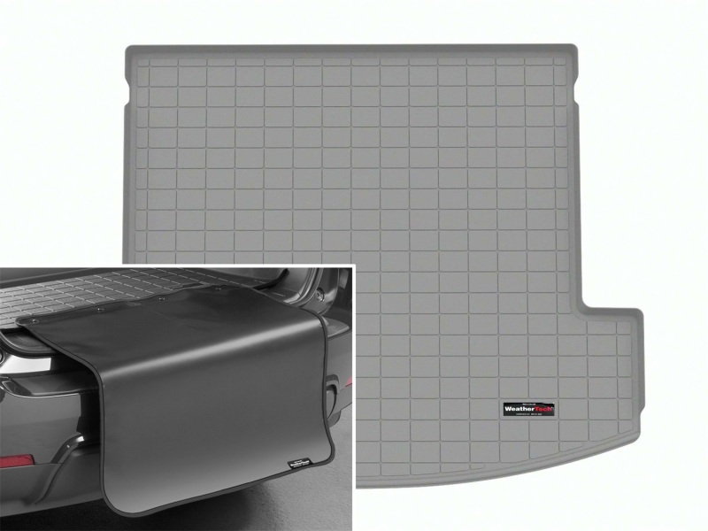 Picture of WeatherTech 2024 Hyundai Santa Fe Cargo Liner w/Bumper Protector - Grey