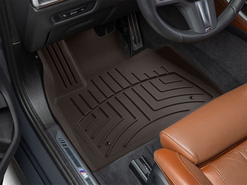 Picture of WeatherTech 21-24 BMW Alpina XB7 Front FloorLiner HP - Cocoa