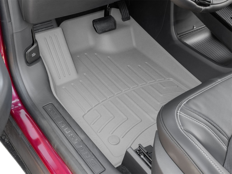 Picture of WeatherTech 21-24 Ford Mustang Mach-E Front FloorLiner HP - Grey
