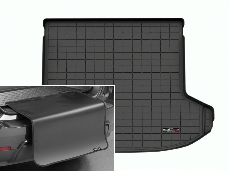Picture of WeatherTech 2023 Kia Sportage Hybrid Cargo Liner w/ Bumper Protector - Black