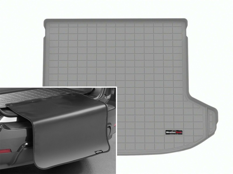 Picture of WeatherTech 2023 Kia Sportage Hybrid Cargo Liner w/ Bumper Protector - Grey