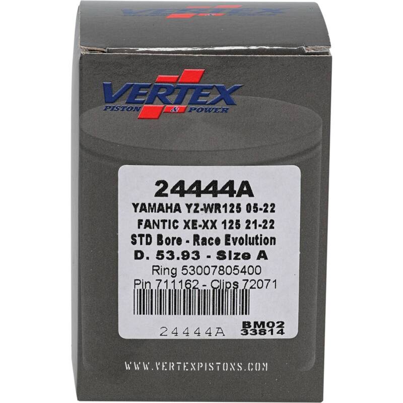 Picture of Vertex Piston 21-23 Fantic Motor XE 125 125cc Cast Race Evolution Piston Kit